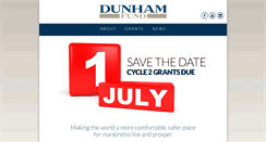 Desktop Screenshot of dunhamfund.org